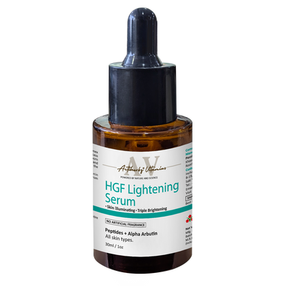 HGF Advanced aqua based Peptide Face Serum | Nonapeptide | Alpha arbutin | Hyaluronic based Face Serum for Pigmentation & Even Skin Tone - 30ml | For All Type Skin