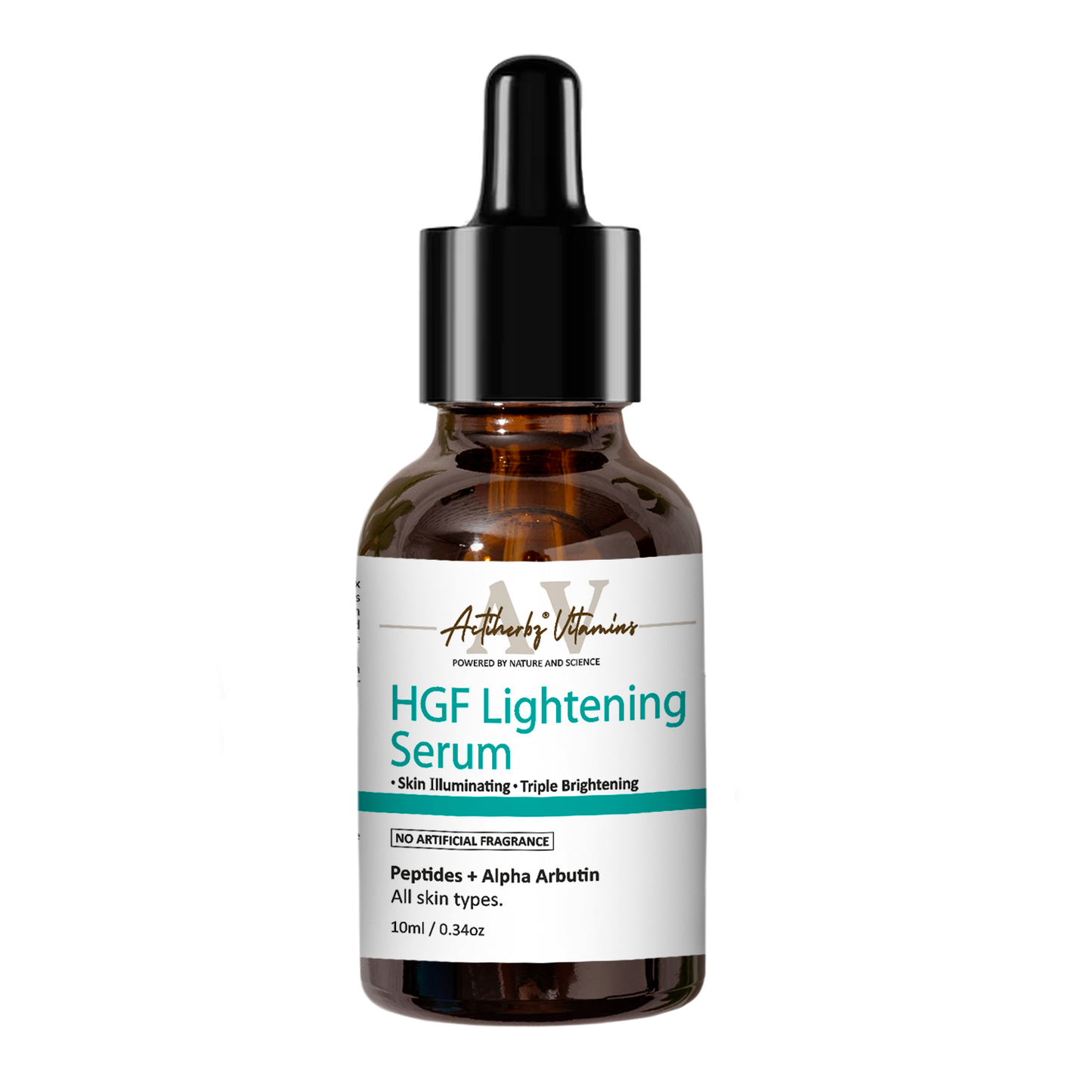 HGF Advanced aqua based Peptide Face Serum | Nonapeptide | Alpha arbutin | Hyaluronic based Face Serum for Pigmentation & Even Skin Tone - 10ml | For All Type Skin