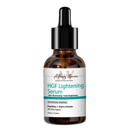 HGF Advanced aqua based Peptide Face Serum | Nonapeptide | Alpha arbutin | Hyaluronic based Face Serum for Pigmentation & Even Skin Tone - 10ml | For All Type Skin